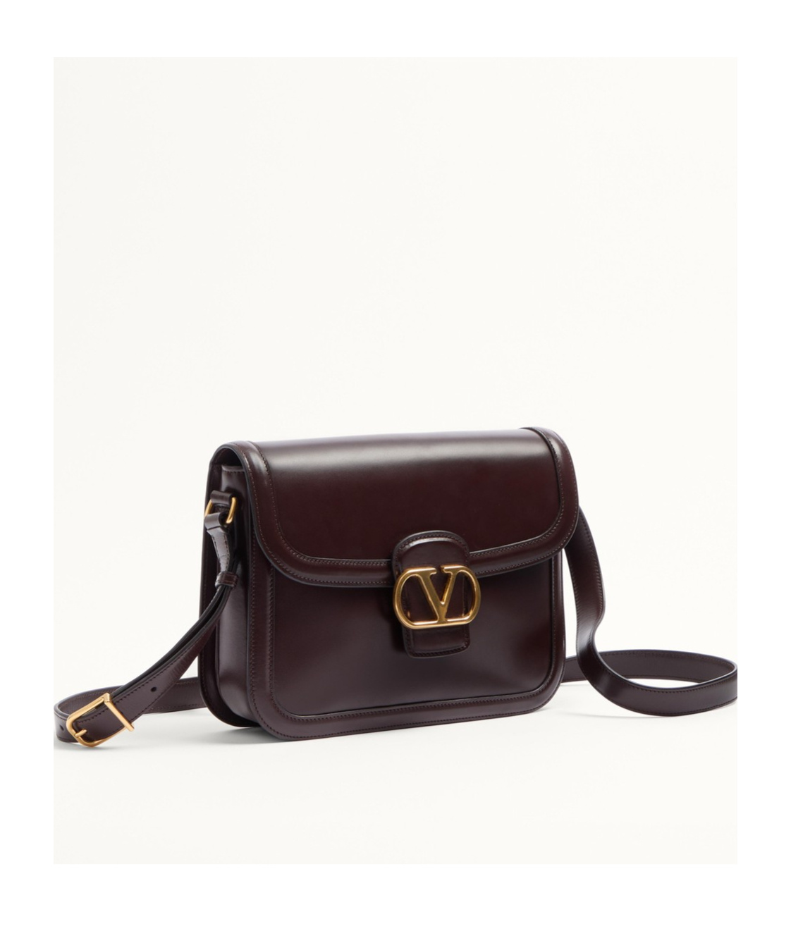 Valentino 9to5 Foldover Top Shoulder Bag In Black