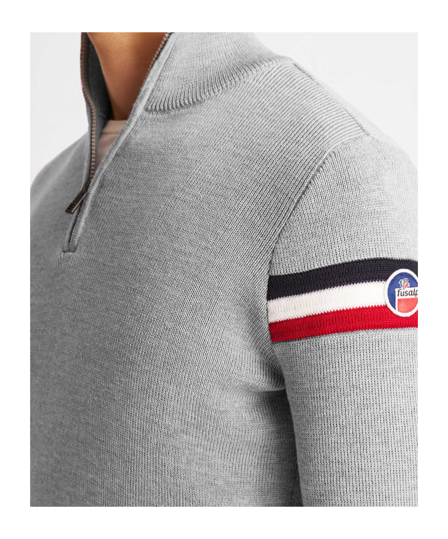 Fusalp Long-sleeved Sweater In Gray