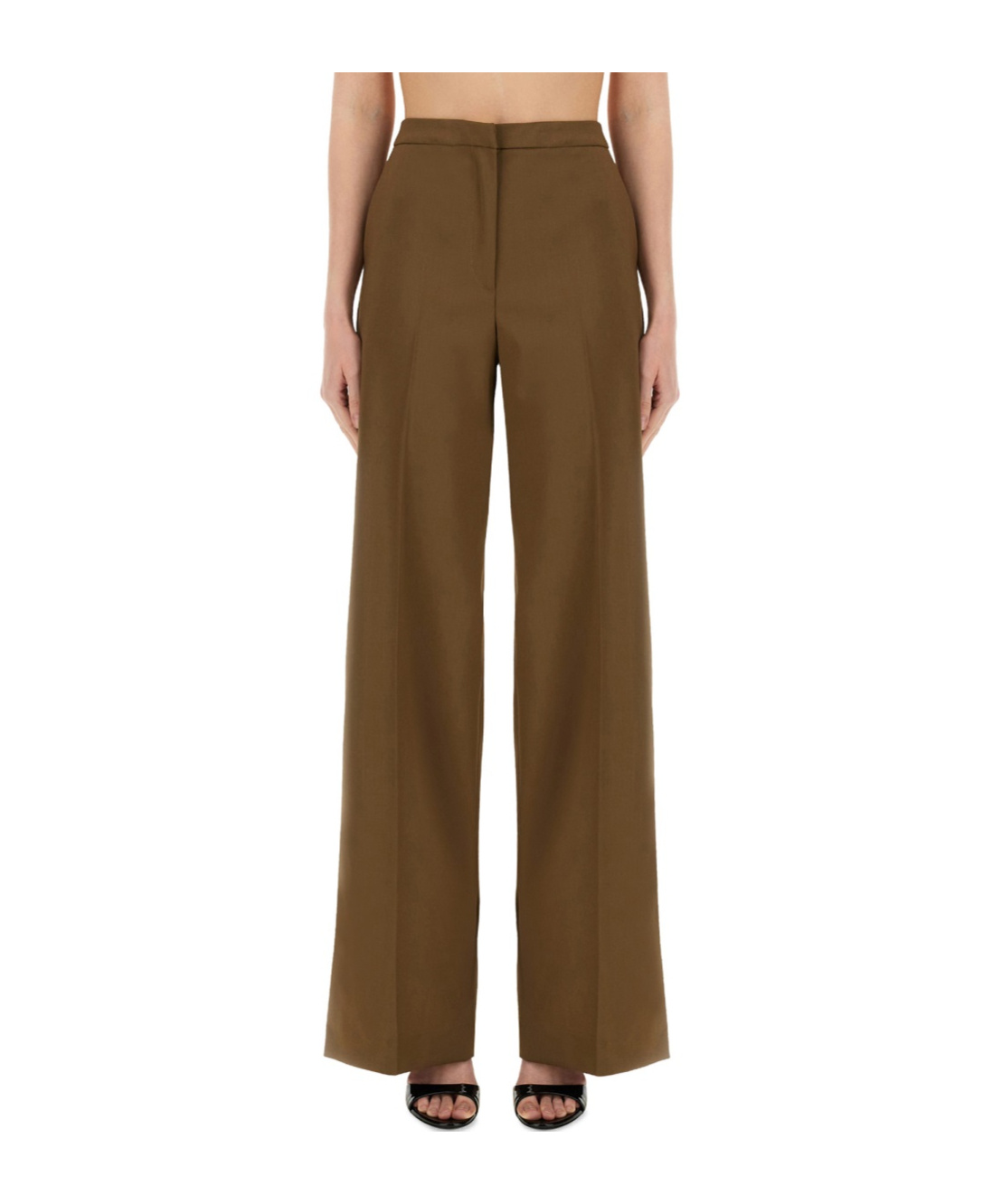 Pt Torino Straight-leg Casual Pants In Brown