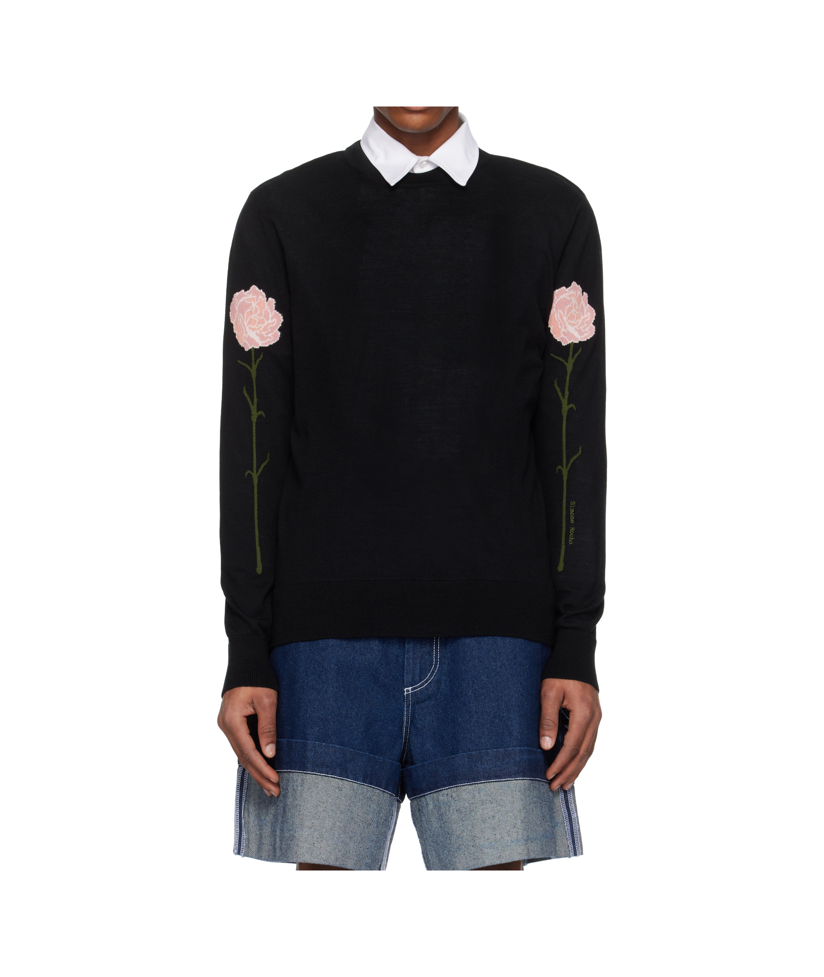Simone Rocha Carnation Knitted Sweater