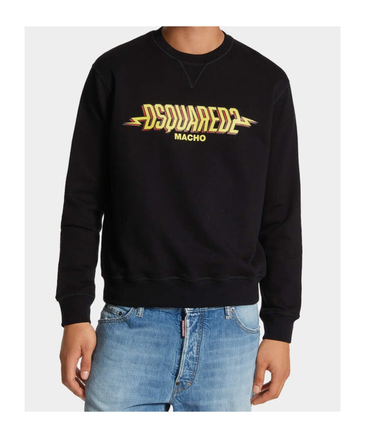 Shop Dsquared2 Logo-print Sweatshirt In Black
