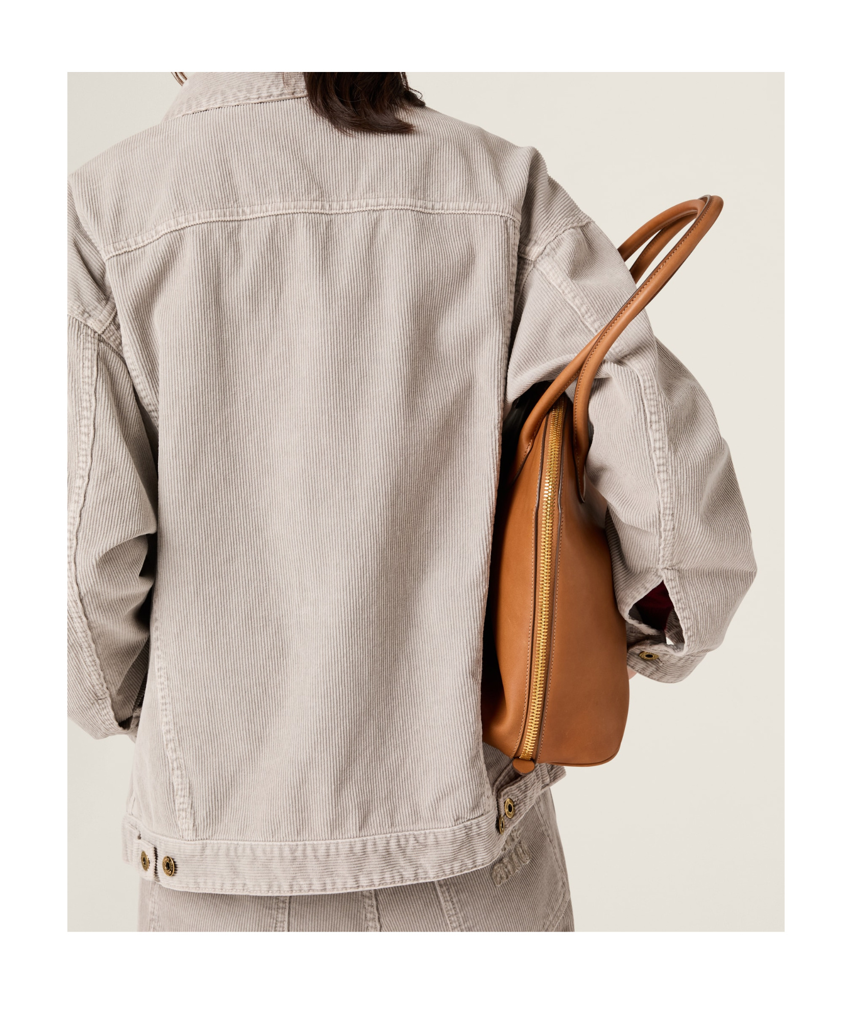 Miu Miu Long-sleeved Jacket In Nude