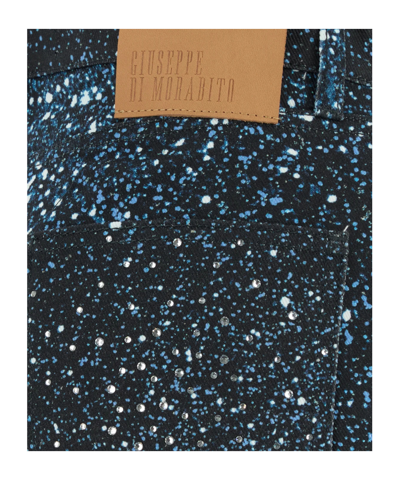 Giuseppe Di Morabito Jeans In Denim Stretch Stampato  Donna In Blue