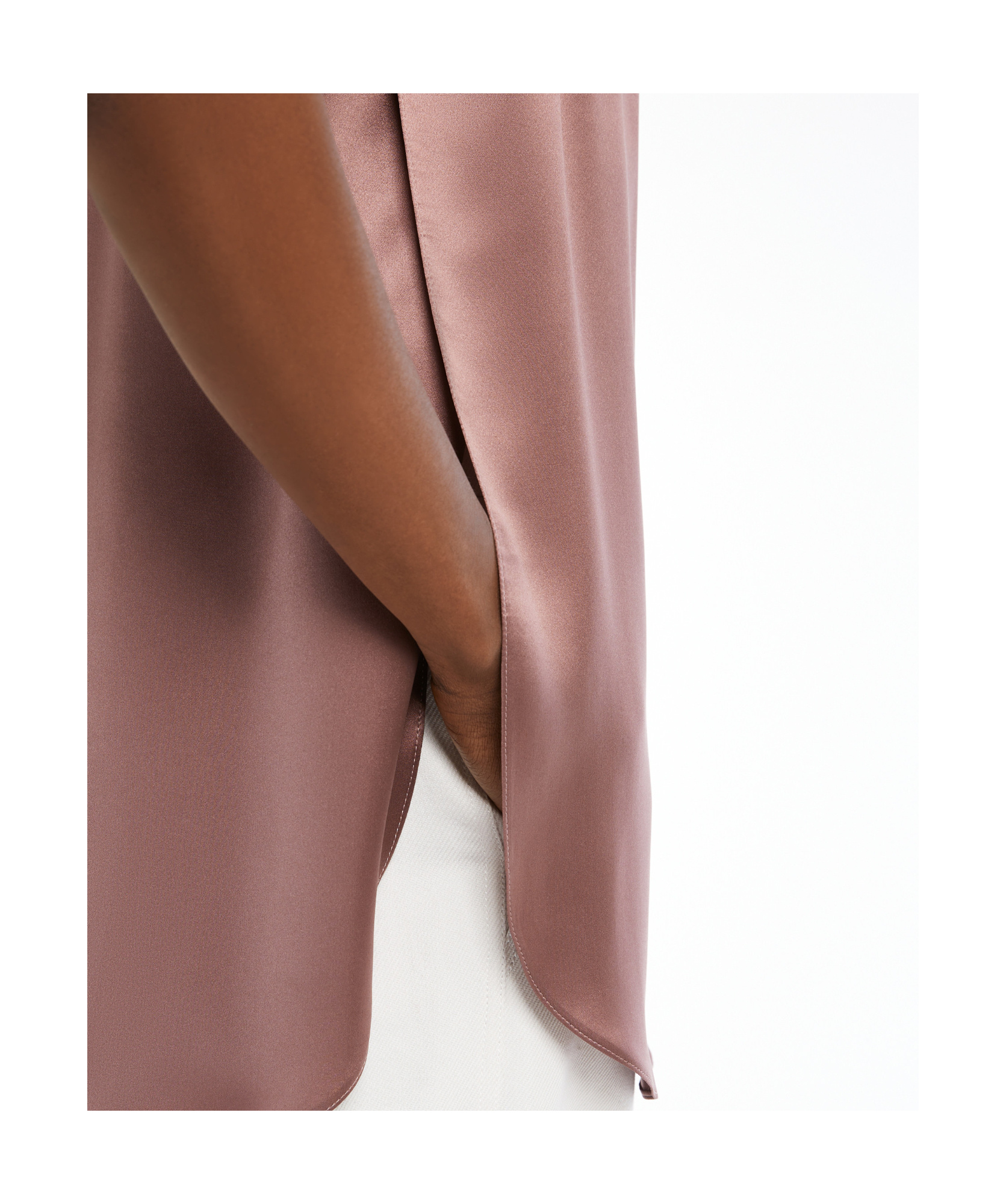 Max Mara Sleeveless Shirt In Pink