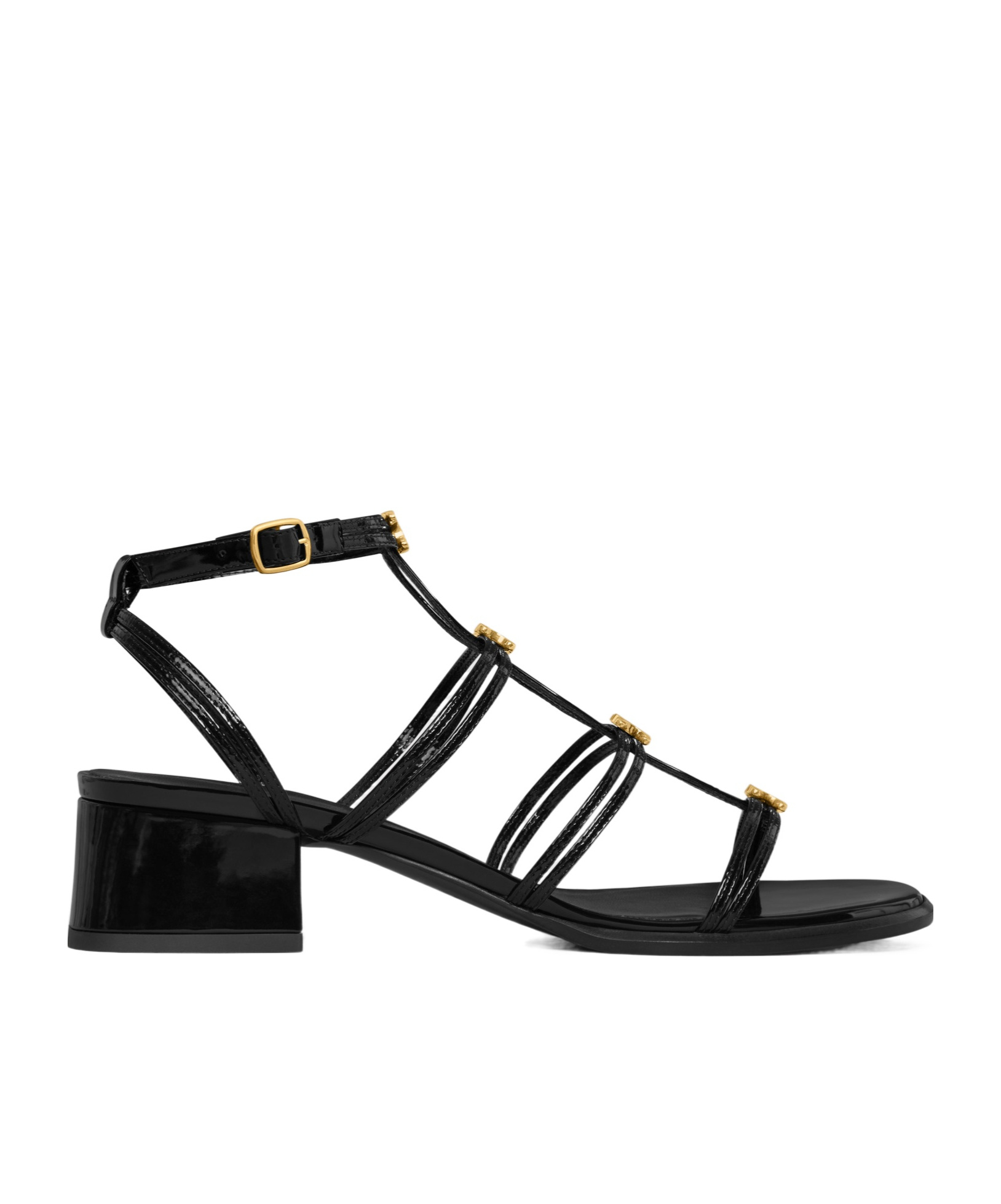 Celine Women Clemence T 40 Sandalo Con Tacco In Black