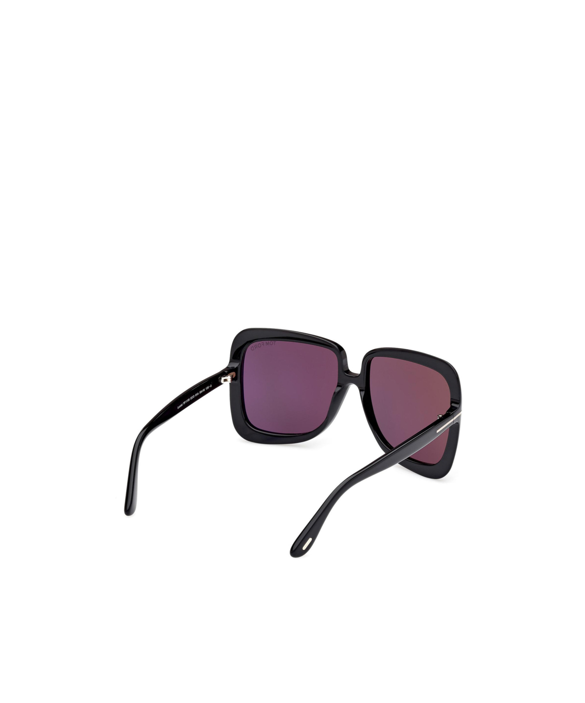 Tom Ford Eyewear Lorelai Oversized Frame Sunglasses In Gray