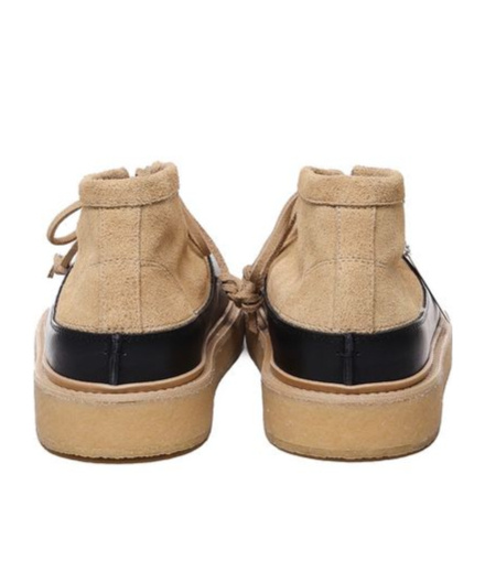 Marni Leather And Suede Desert Boots In Nude