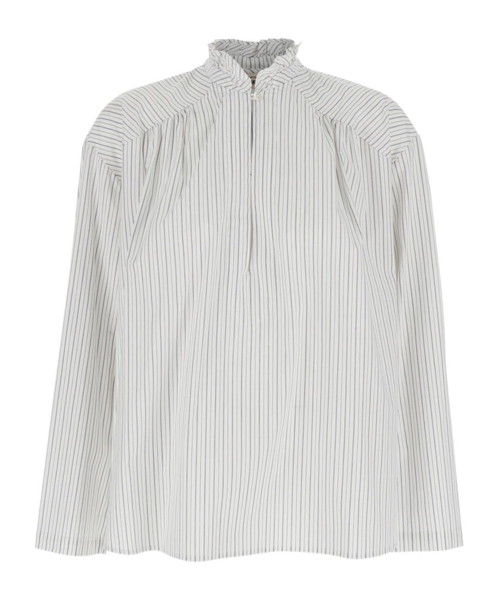 Semicouture Striped Shirt In White