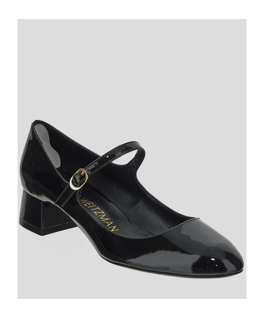 Shop Stuart Weitzman Vivienne Mary Jane Pumps In Black