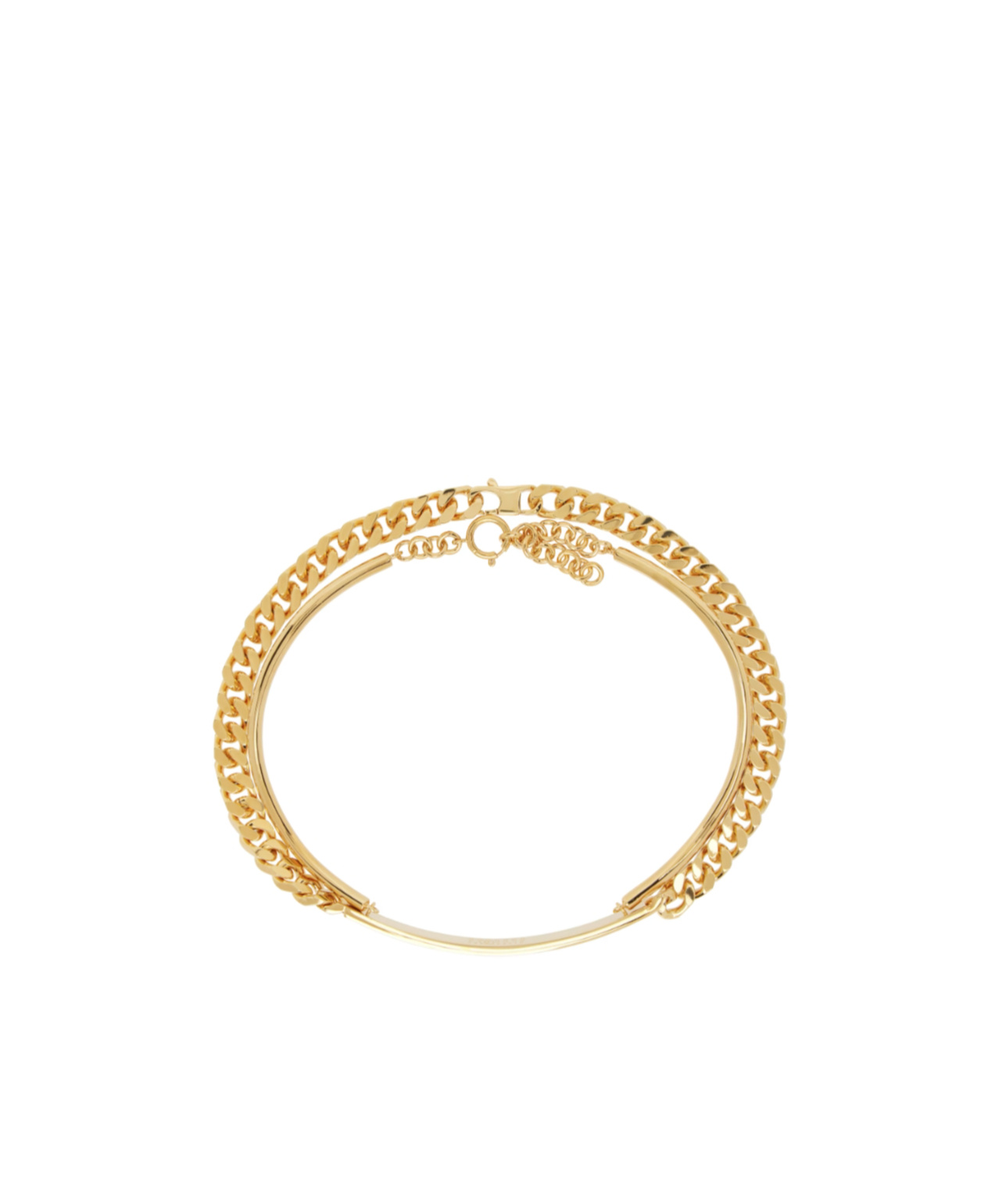 Mm6 Maison Margiela Chain Necklace In Yellow