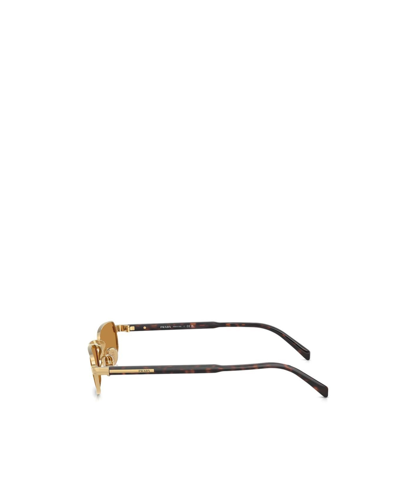 Prada Rectangular Sunglasses In Brown