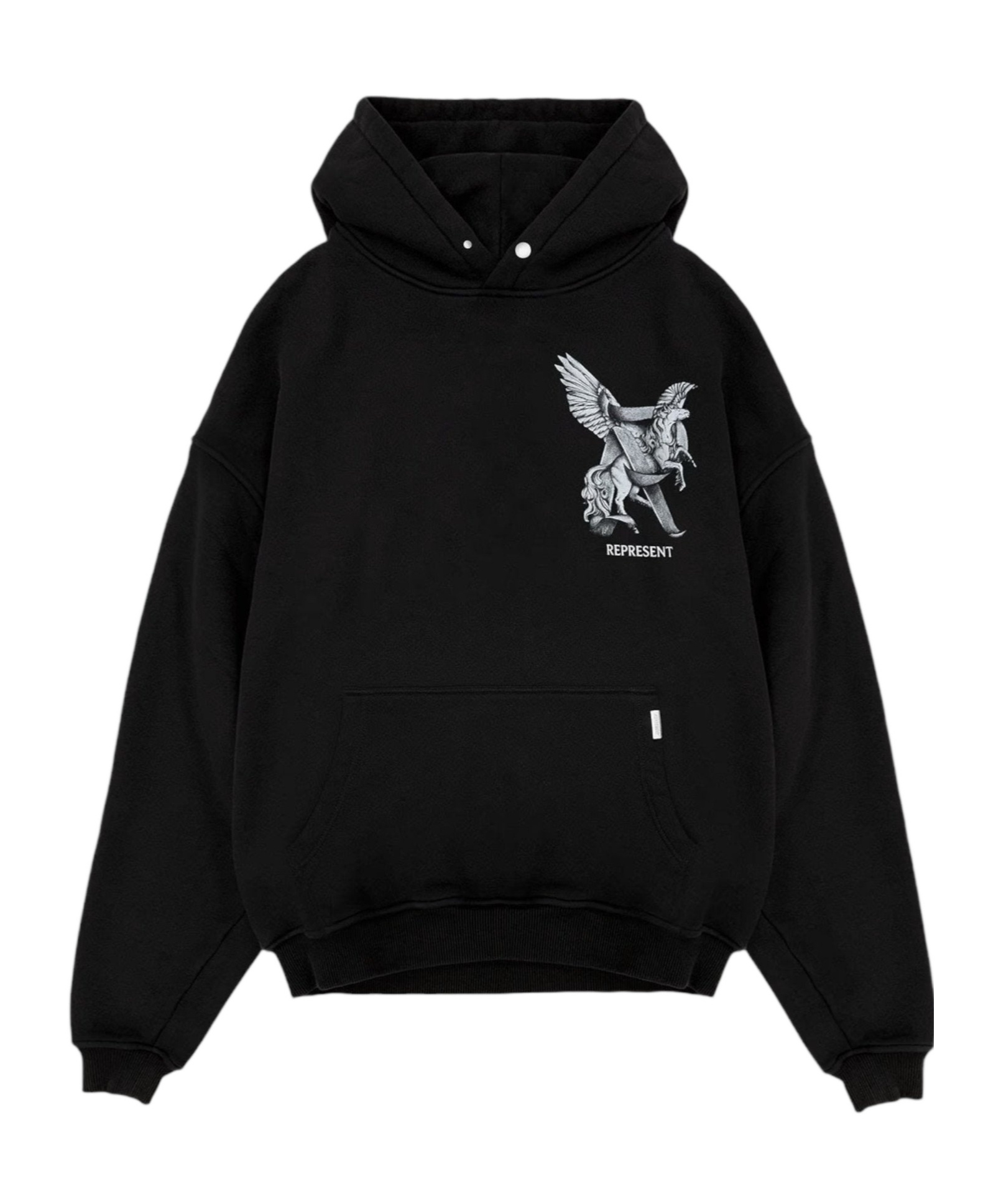 Shop Represent Long-sleeved Sweater In Black