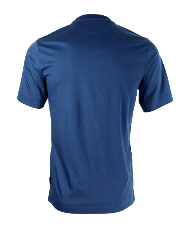 Zegna Cotton T-shirt In Blue