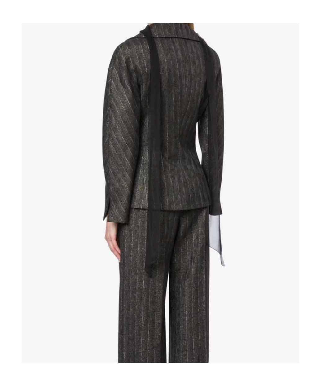Shop Alberta Ferretti Single-breasted Blazer In Black