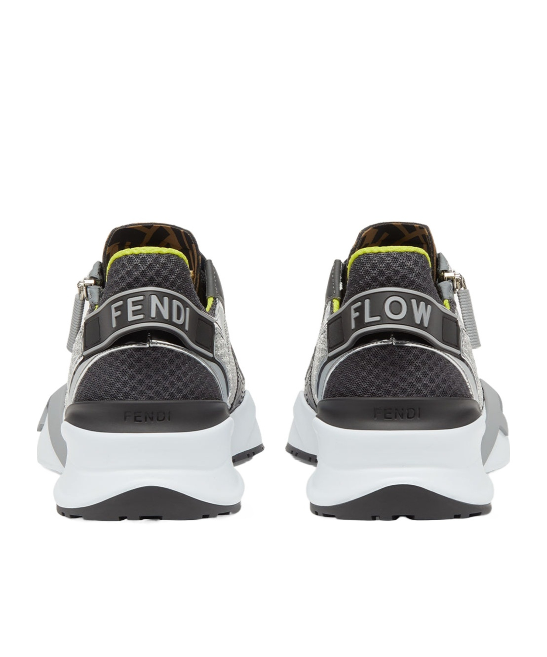 Fendi Flow` Low-top Sneakers In White