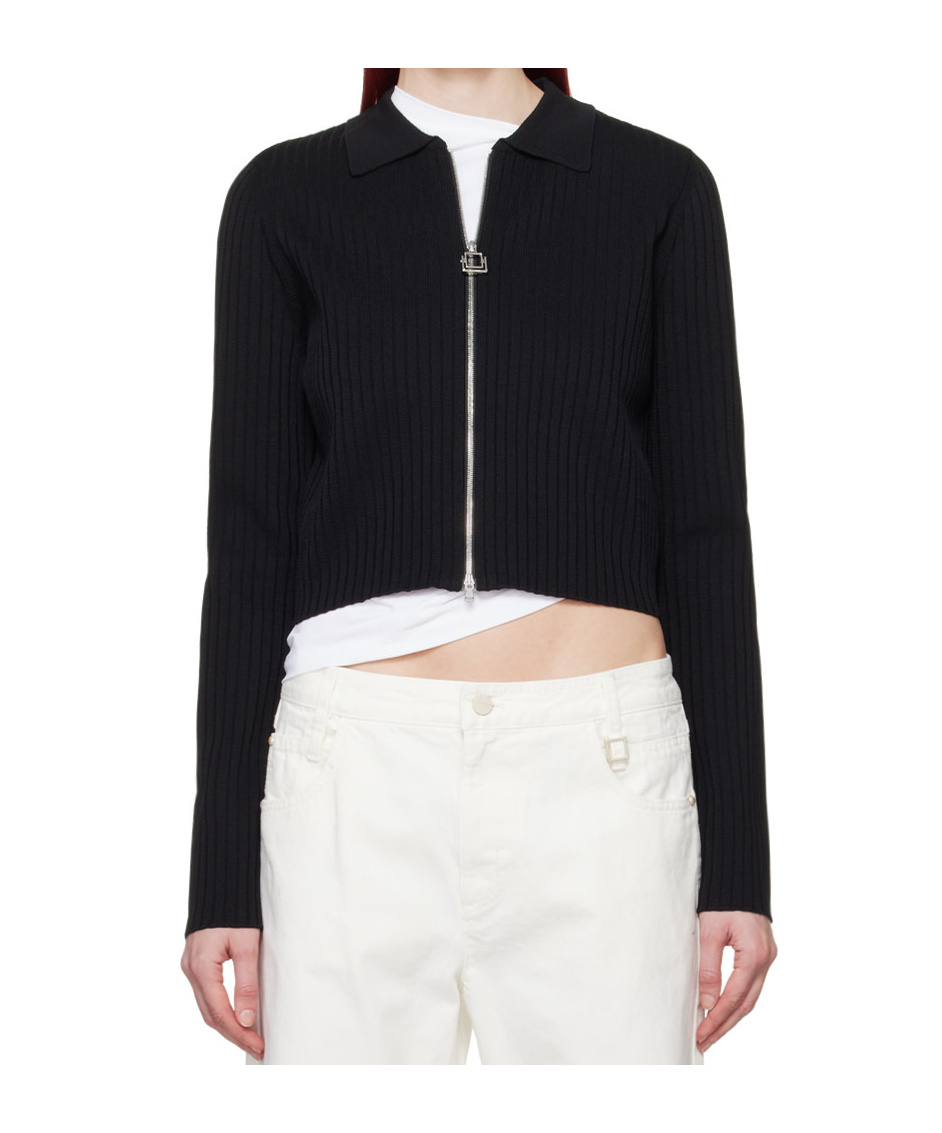 WOOYOUNGMI LAPEL LONG SLEEVE SWEATER 