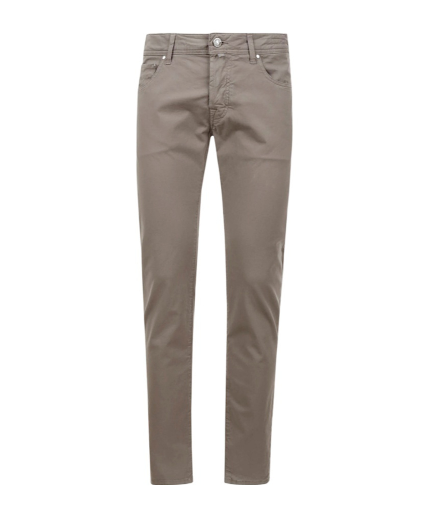 Jacob Cohen Bard 5 Tasche Gabardina Stretch In Gray