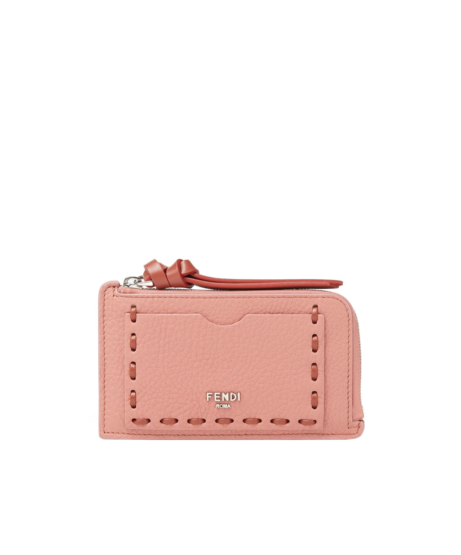 Fendi Powder Pink Selleria Card Holder