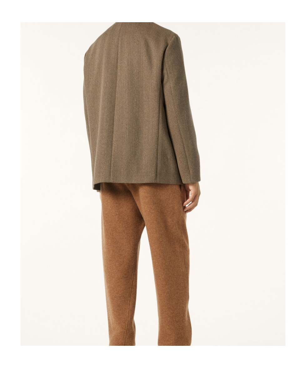 Loro Piana Vienna Long-sleeved Casual Jacket In Brown