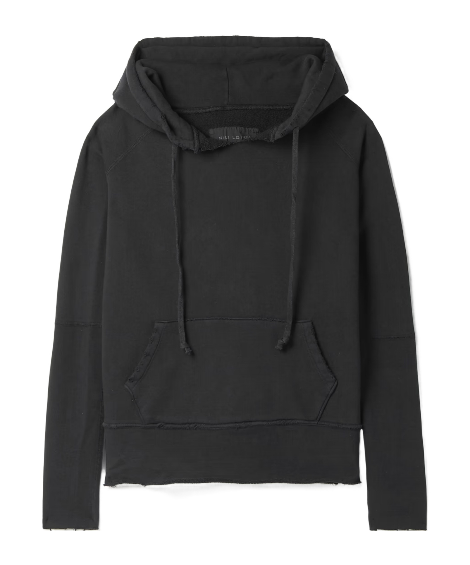 Nili Lotan Janie Washed Hoodie In Black