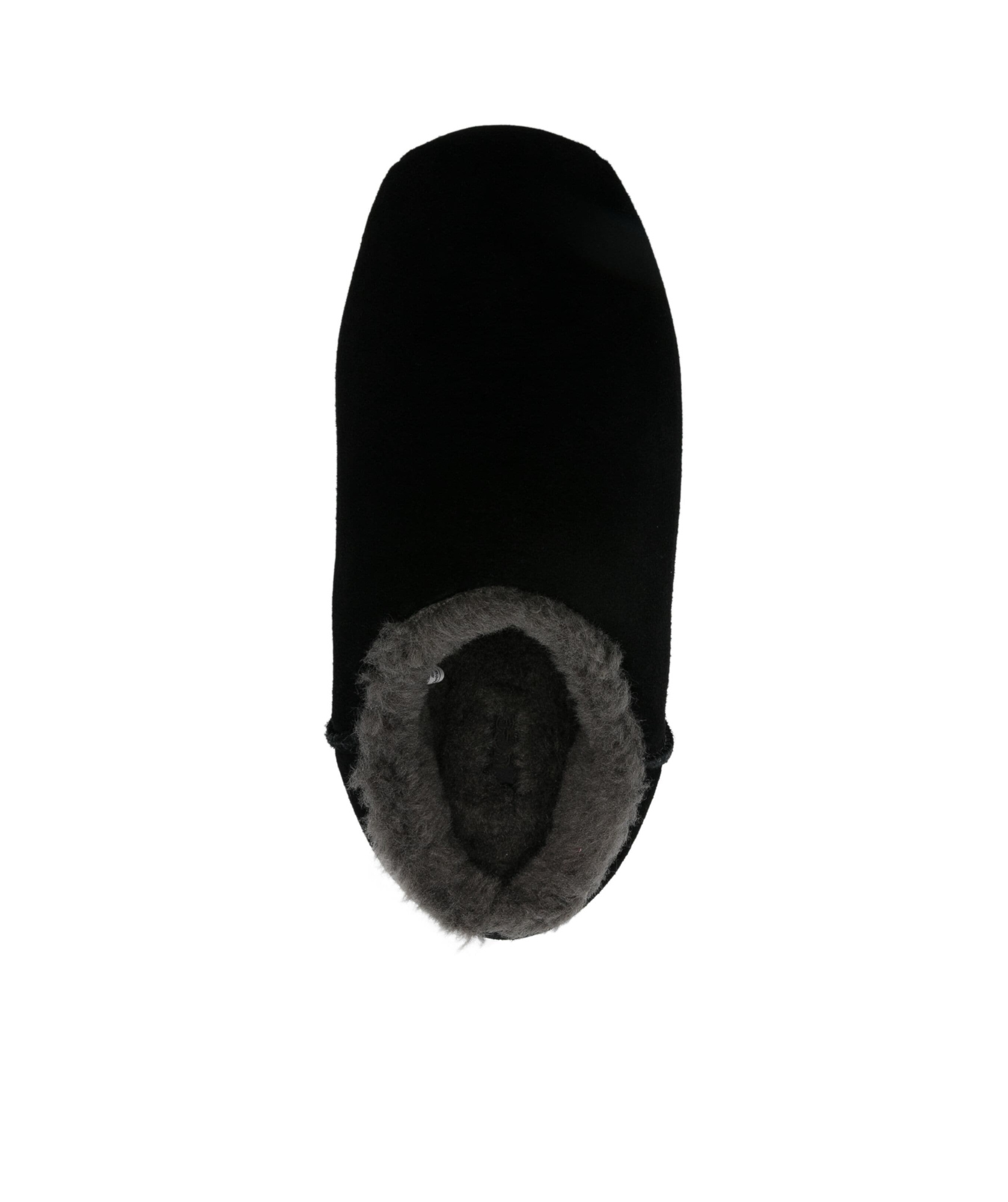 Shop Ugg Pumped Round Toe Slides In Black
