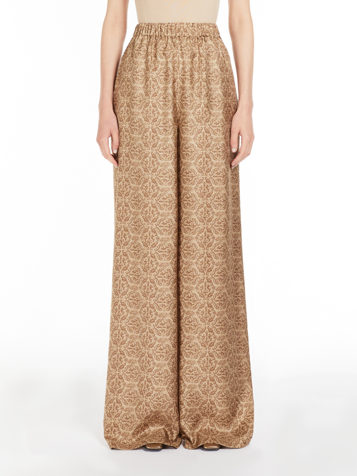MAX MARA BELT LOOP TRACK PANTS