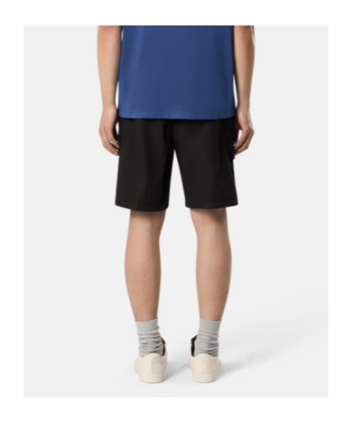 Stone Island Elastic Waist Shorts In Black