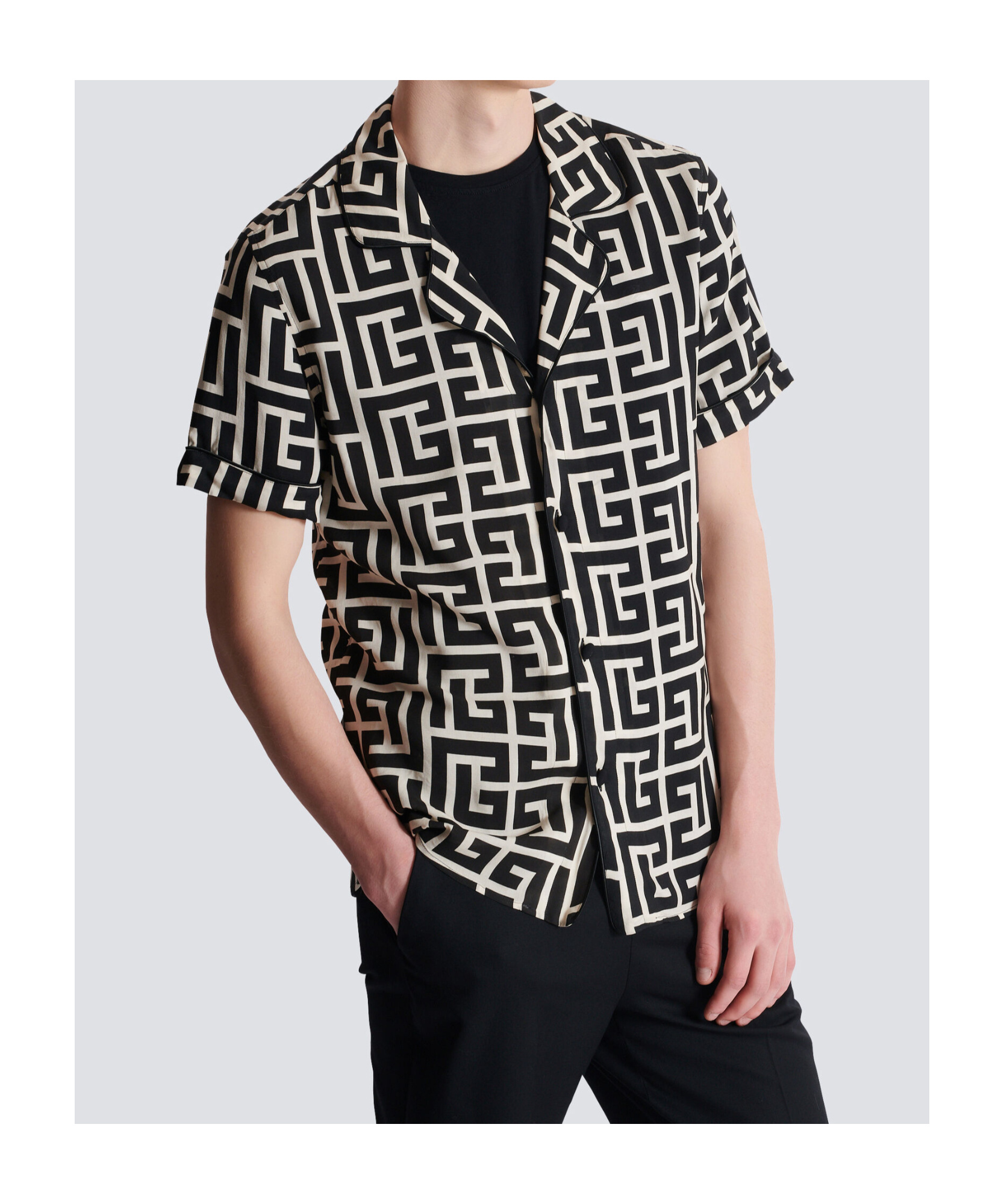Balmain Shirts In Black