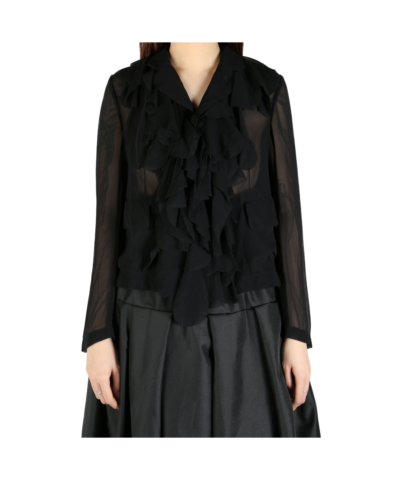 COMME DES GARÇONS RUFFLE BLOUSE