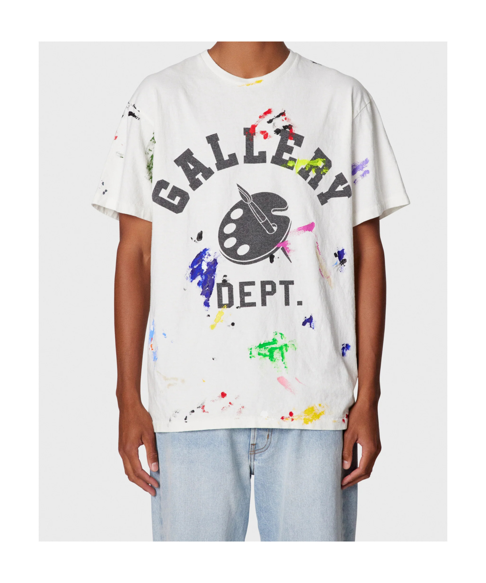 Gallery Dept. Logo-print T-shirt - Men's - Cotton In White