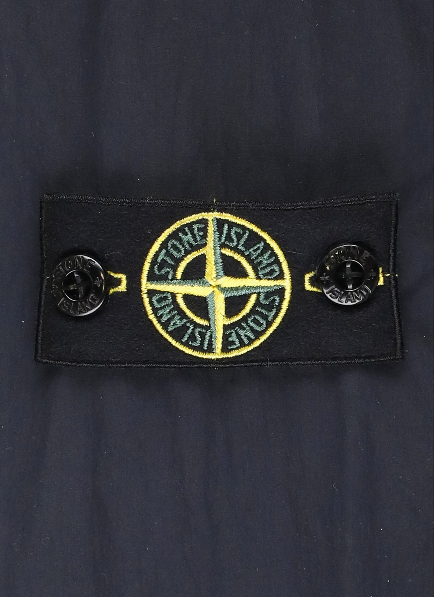 Stone Island Long-sleeved Zipper Jacket In Blue