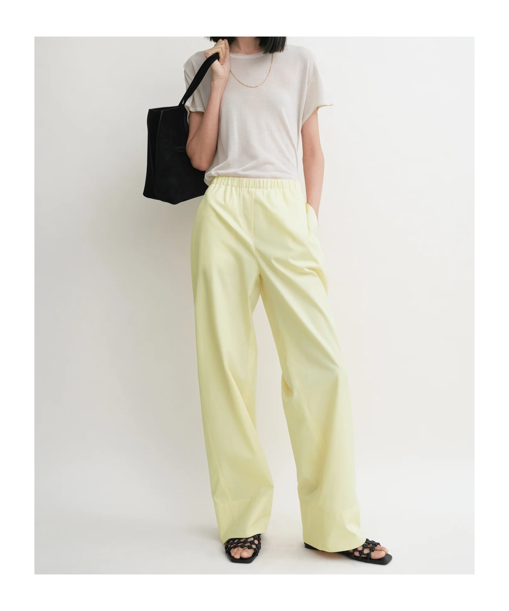 Totême Twisted-seam Boxer Trousers In Neutral