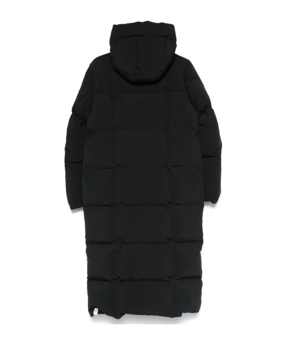 Jil Sander Quilted Down Coat In Black
