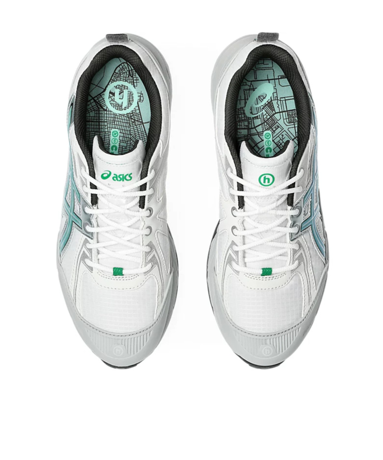 Asics White Hidden Ny Edition Gel-venture 6 Shield Sneakers In Gray