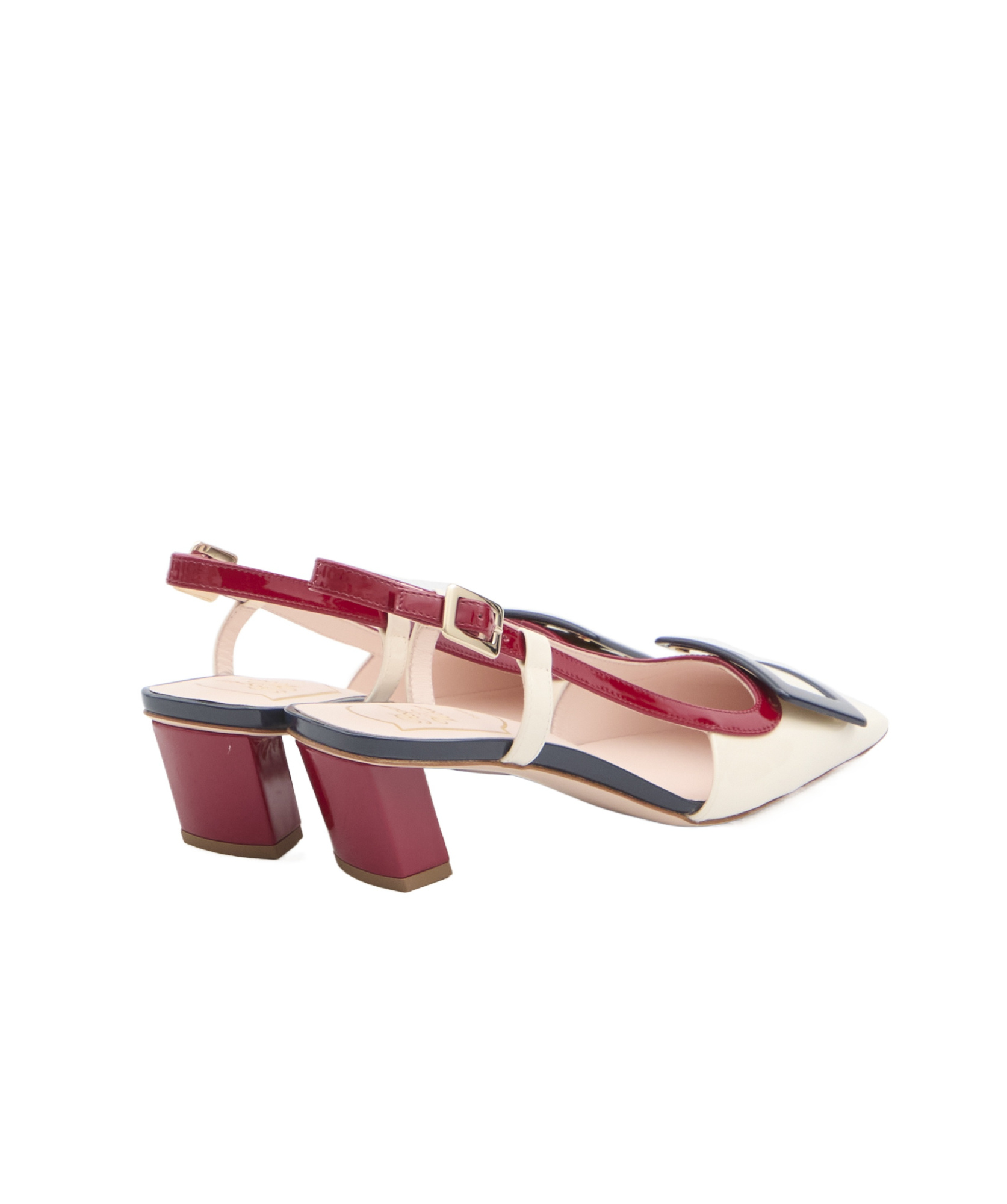 Roger Vivier Belle Vivier High-heeled Sandals In Nude
