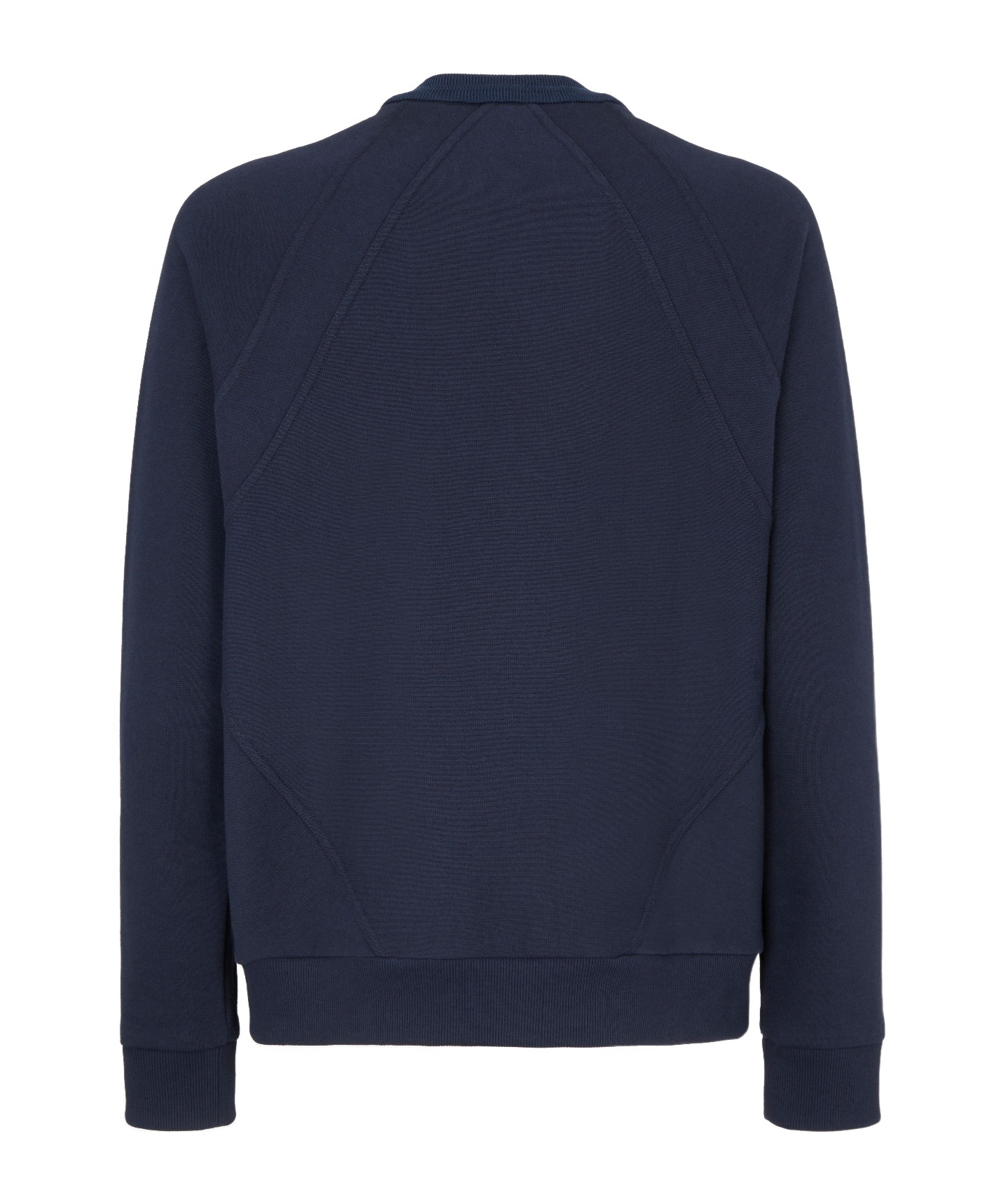 Fendi Crest Crew Neck Sweatshirt In Blue
