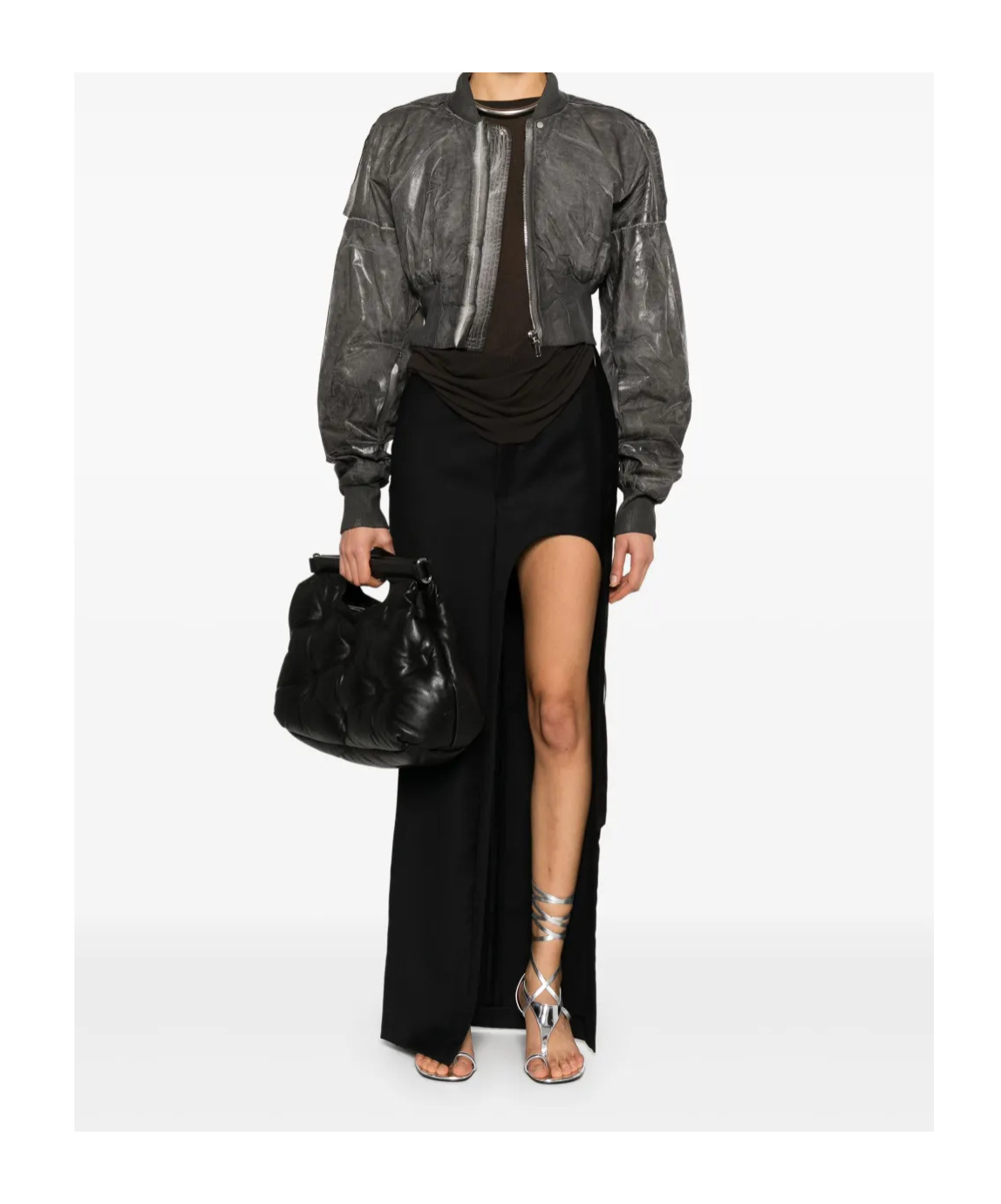 Rick Owens Drkshdw Long Sleeve Casual Jacket In Black