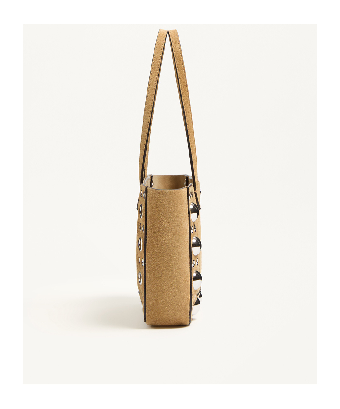 Valentino Mini Suede Bag In Brown