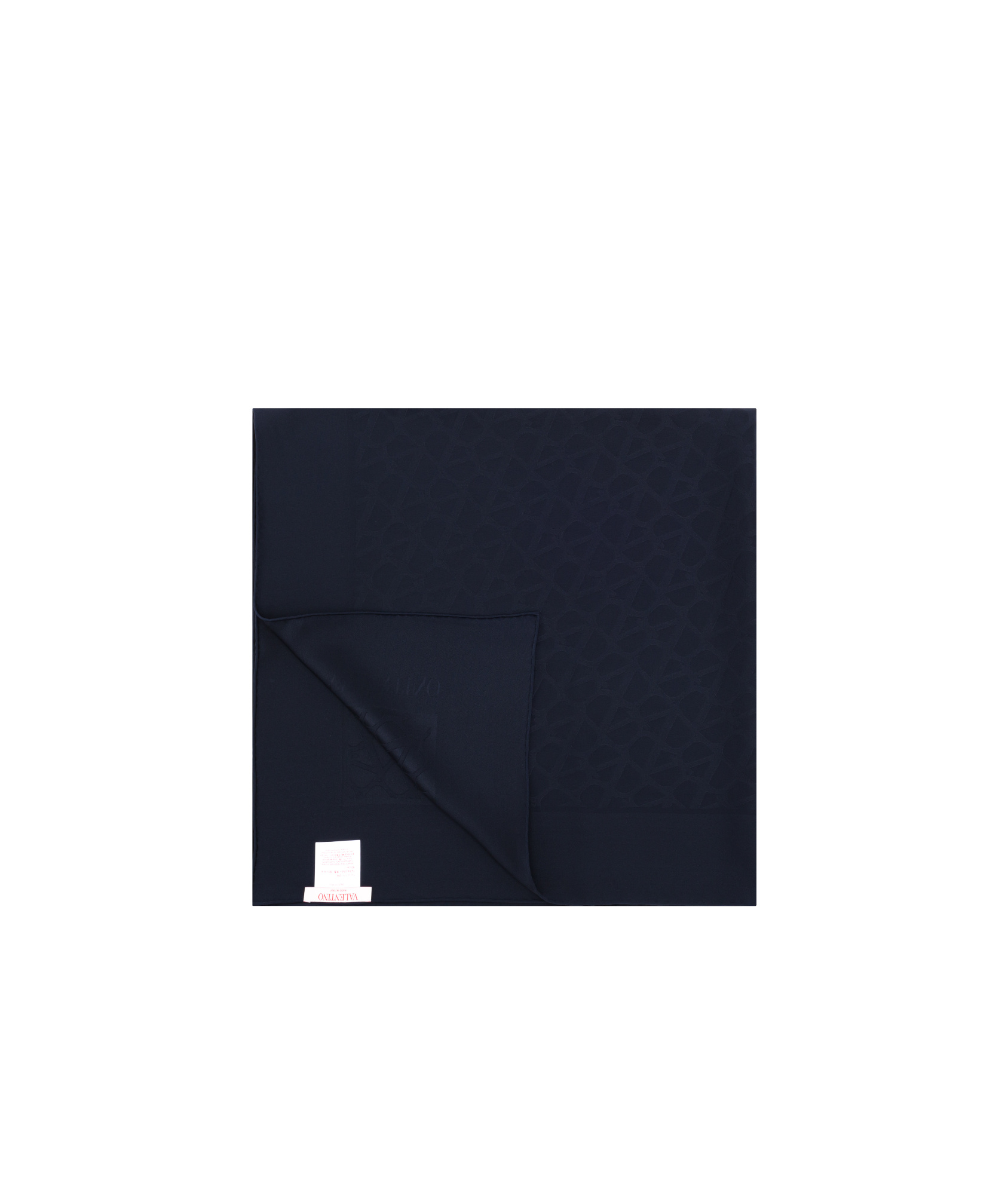 Valentino Logo Scarf In Black