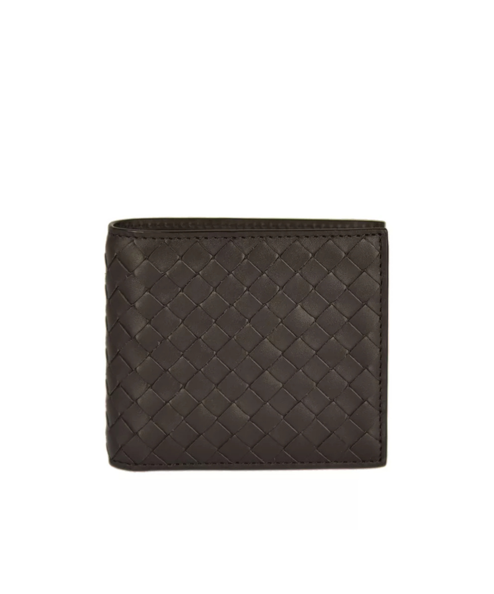 Bottega Veneta Folding Wallet In Gray