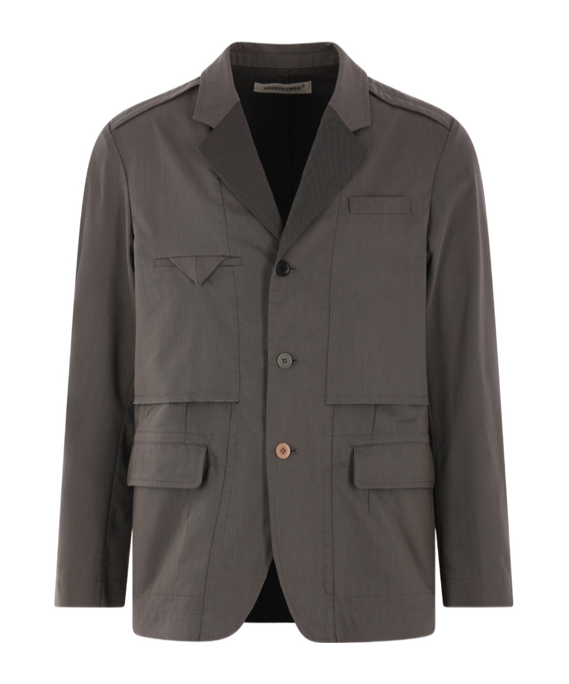 Undercover Single-breasted Jacket In Black
