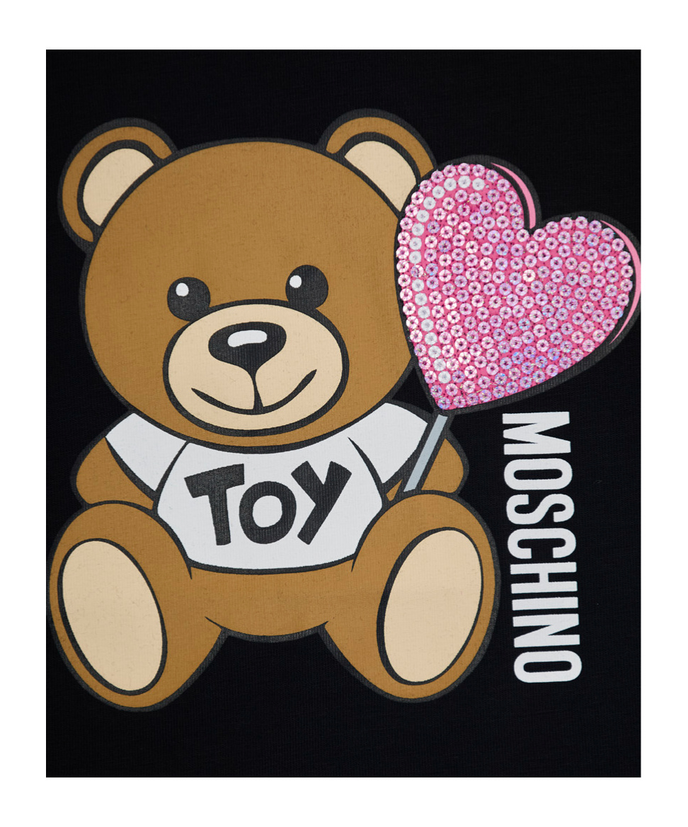 Moschino Teddy Bear-print T-shirt In Black