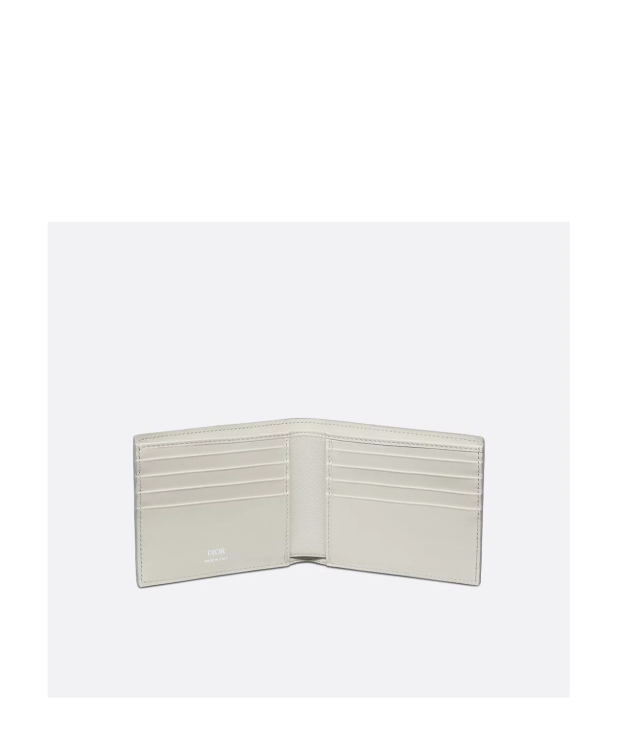 Dior Bifold Wallet In Beige