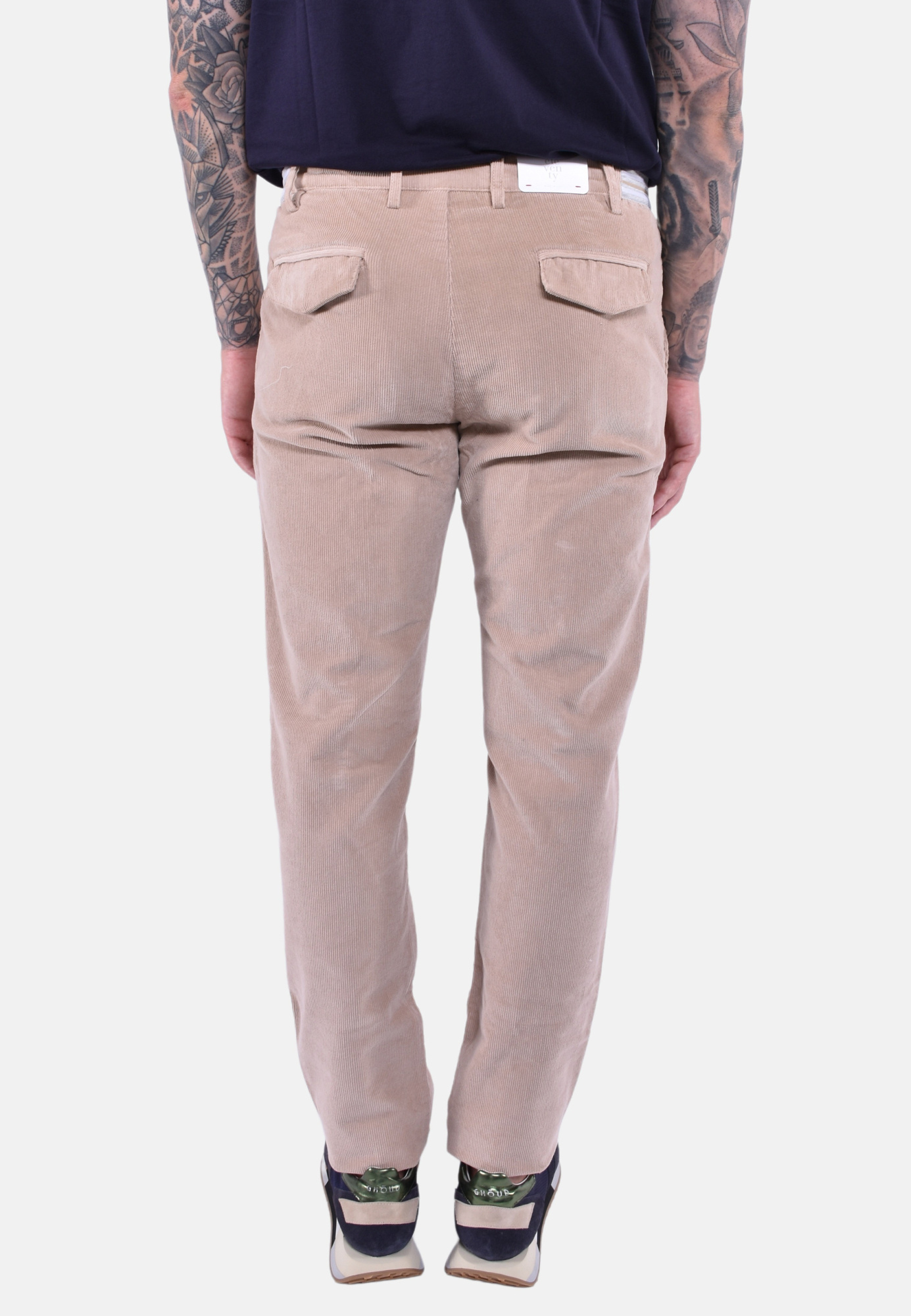 Eleventy Turned-up Hem Casual Pants In Pink