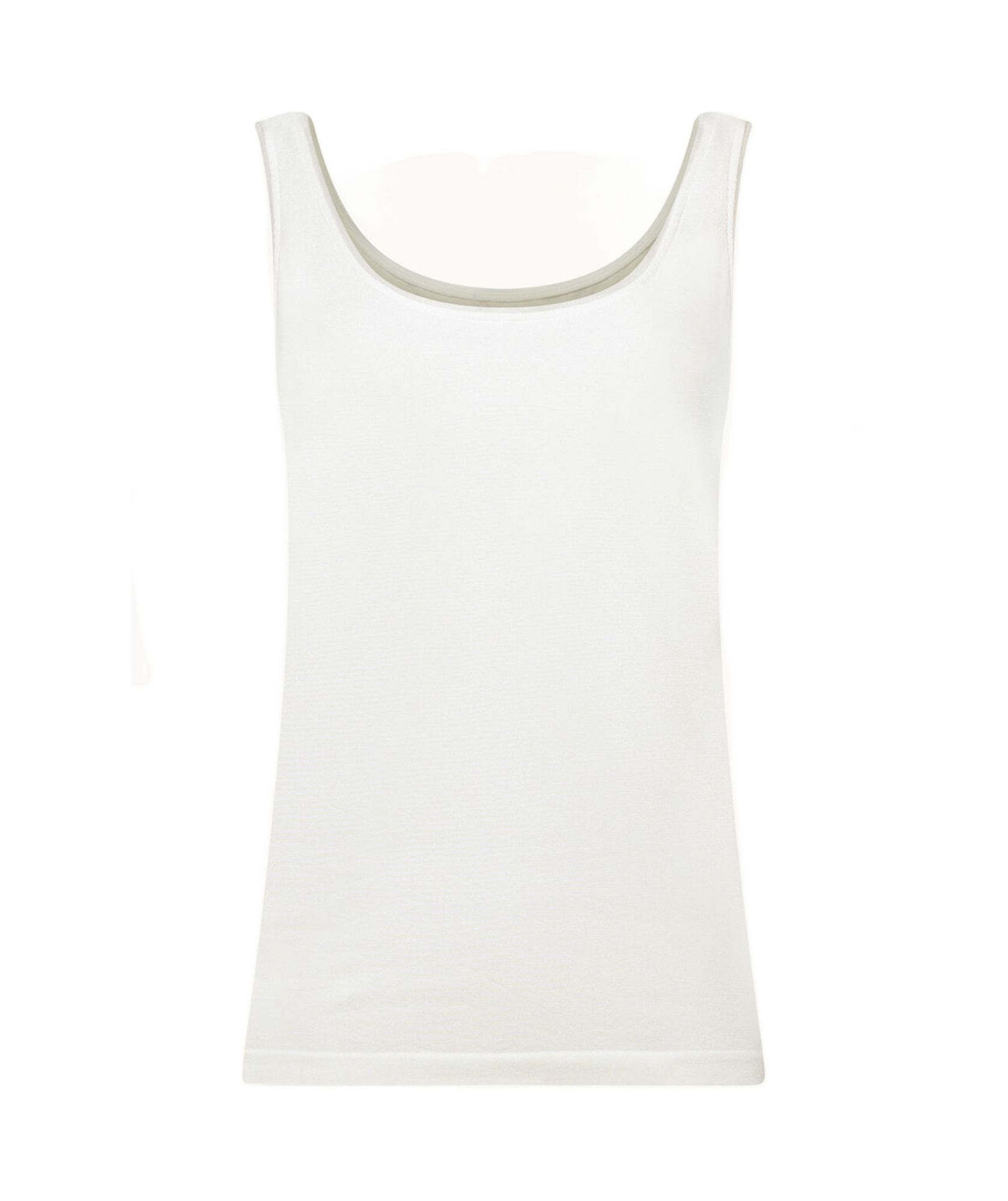 Wolford Crew Neck Vest In White