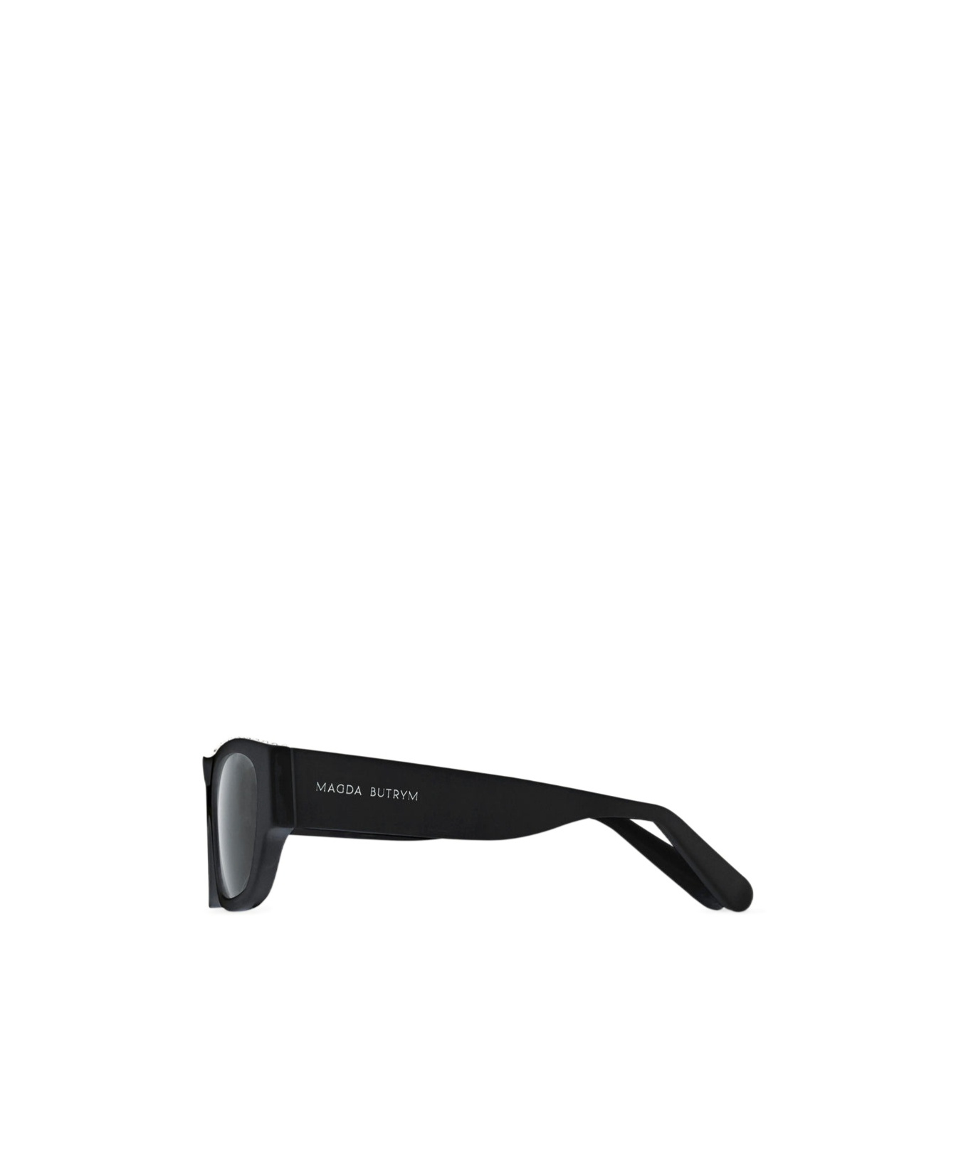 Shop Magda Butrym Crystal Embellished Sunglasses In Gray