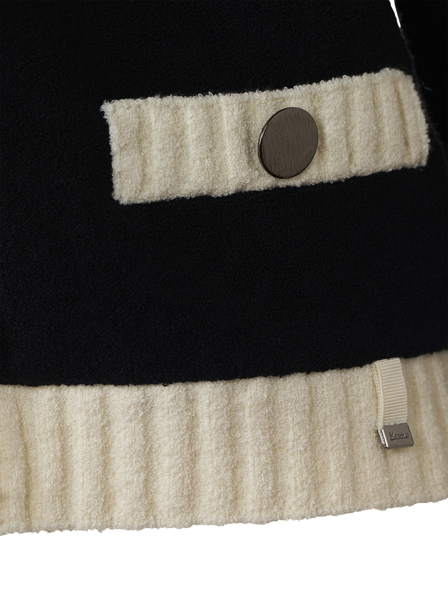 Herno Knit Cardigan In Black