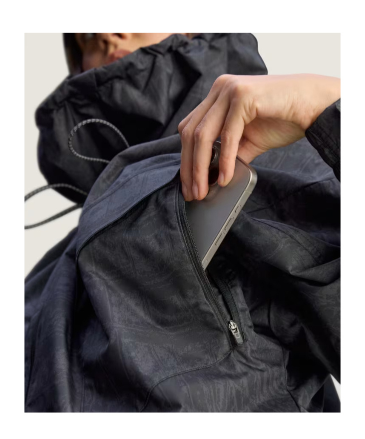 Adidas By Stella Mccartney Item Jacket Printed In Blue