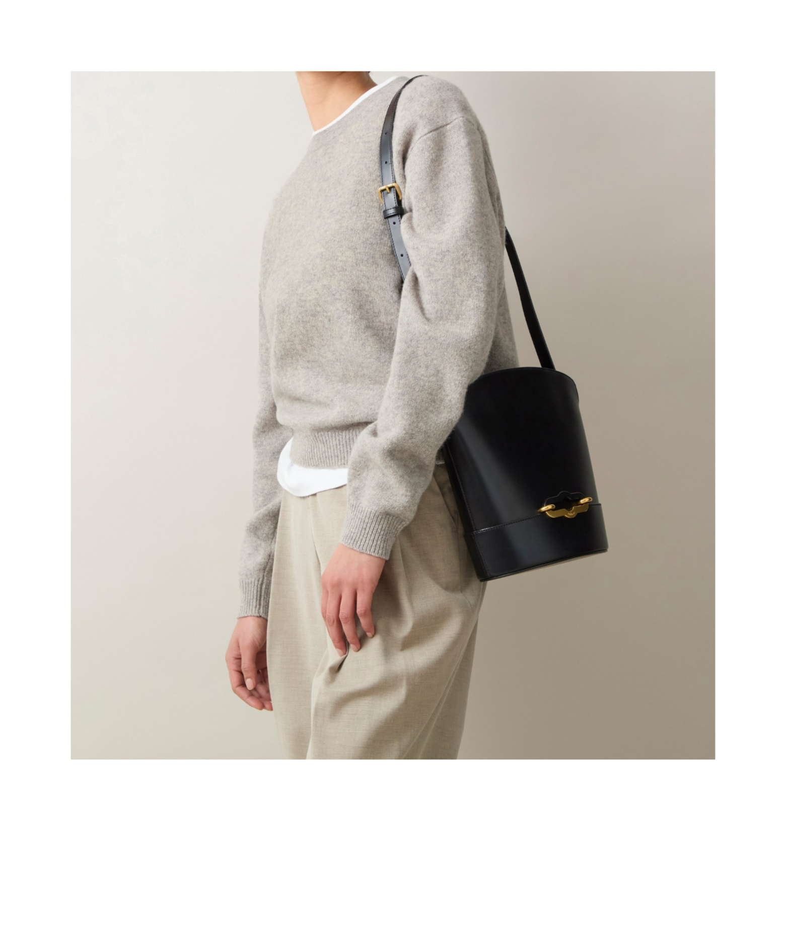Mulberry Pimlico Super Lux Calfskin Leather Bucket Bag