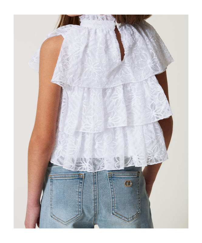 Twinset Tiered Lace Top